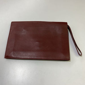 Vintage leather clutch