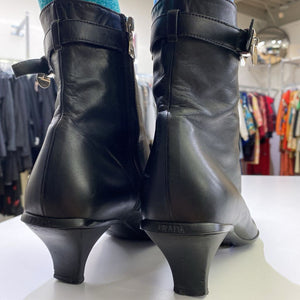 Prada kitten heel boots 38