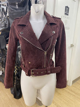 Load image into Gallery viewer, BLANKNYC suede moto jacket XS
