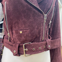 Load image into Gallery viewer, BLANKNYC suede moto jacket XS
