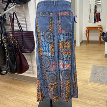 Load image into Gallery viewer, Desigual mixed fabric skirt 38
