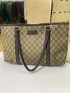 Gucci GG Supreme GG Plus Tote Bag PVC Leather 114595