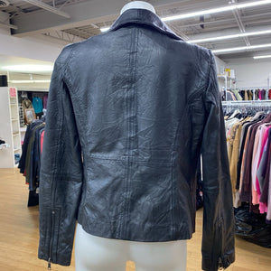 Esprit crinkle leather jacket 6