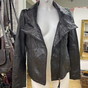 Esprit crinkle leather jacket 6