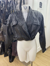 Load image into Gallery viewer, Danier cropped leather jacket M
