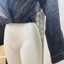 Load image into Gallery viewer, Danier cropped leather jacket M
