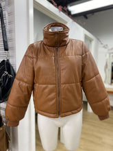 Load image into Gallery viewer, Anthropologie pleather jacket XS
