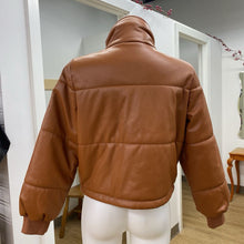 Load image into Gallery viewer, Anthropologie pleather jacket XS
