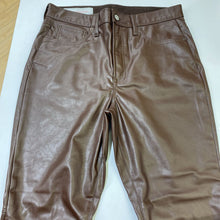 Load image into Gallery viewer, Gap Vintage Slim High Rise pleather pants 12
