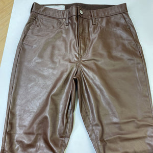 Gap Vintage Slim High Rise pleather pants 12