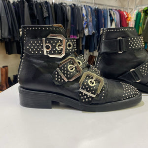 Zara studded booties 37