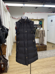 Zara long puffer vest S