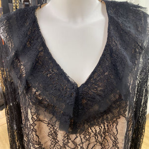 Alexis silk lining lace top S