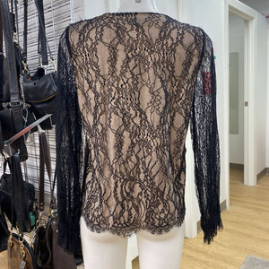 Alexis silk lining lace top S