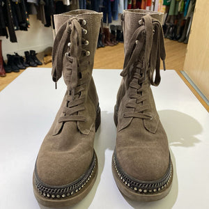 Vince Camuto suede combat boots 10