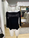 Melanie Lyne velour top M NWT