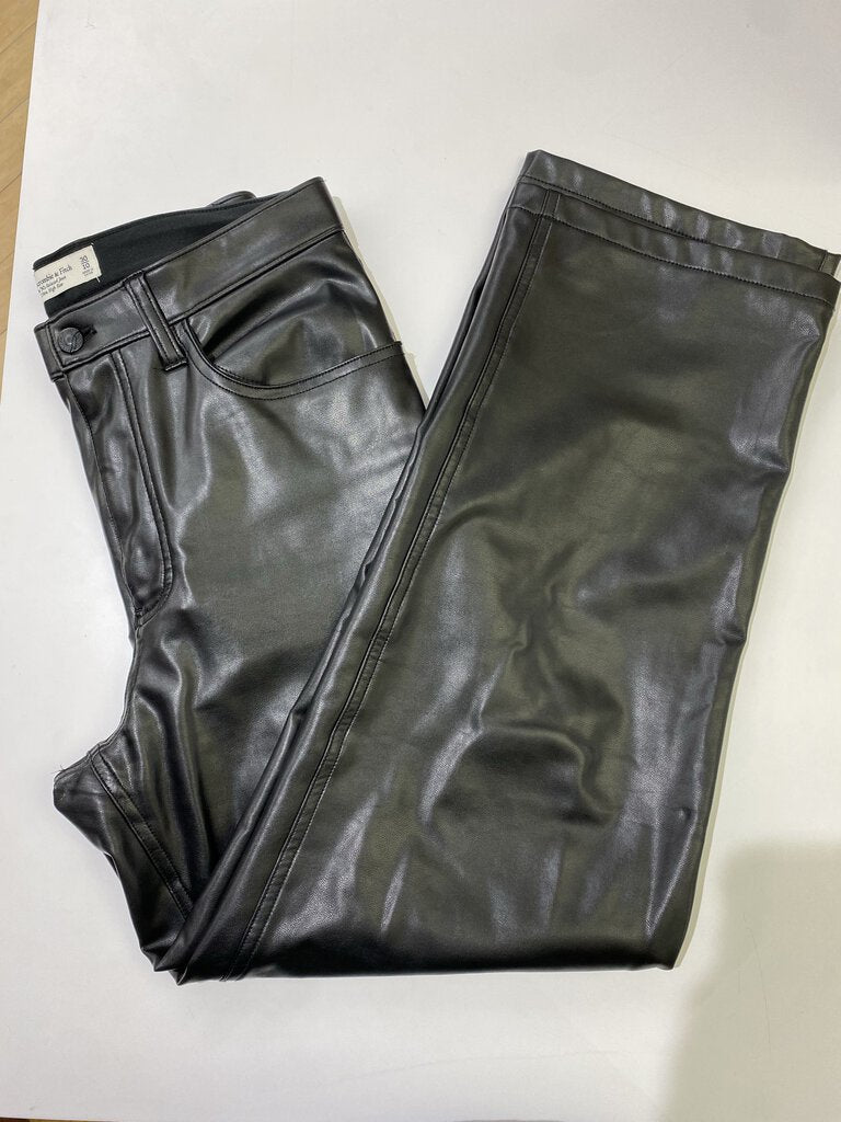 Abercrombie pleather pants 10