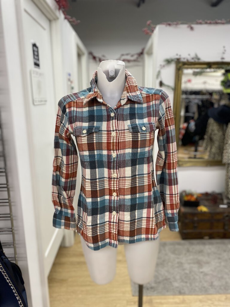 Patagonia plaid top 0