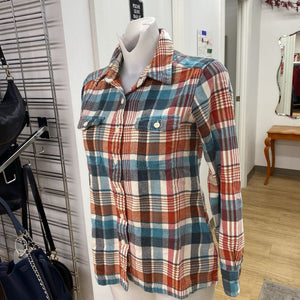 Patagonia plaid top 0