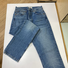 Load image into Gallery viewer, Reformation Liza Ultra High Rise Straight Jeans 28
