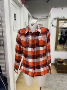 Salomon plaid top M