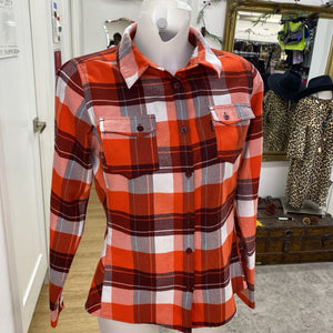 Salomon plaid top M