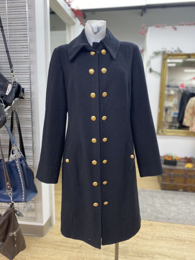 Black Noir wool coat 42