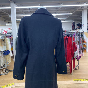 Black Noir wool coat 42