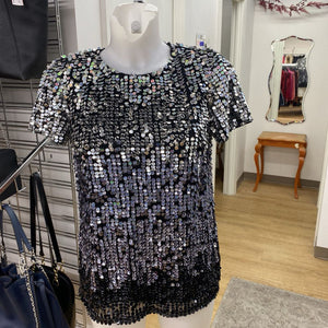 French Connection ombre sequins top S