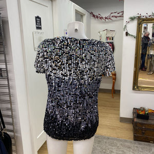 French Connection ombre sequins top S