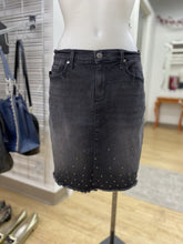 Load image into Gallery viewer, Karl Lagerfeld stud detail denim skirt 6
