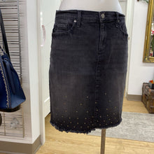 Load image into Gallery viewer, Karl Lagerfeld stud detail denim skirt 6
