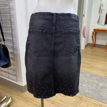 Load image into Gallery viewer, Karl Lagerfeld stud detail denim skirt 6
