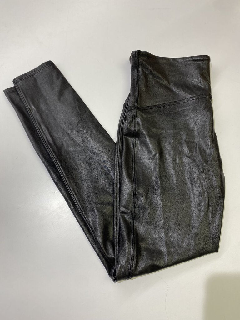 spanx faux leather leggings NWT L