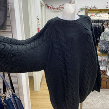 Load image into Gallery viewer, Brunette The Label The Adele Cable Knit Big Sister Sweater NWT L/XL
