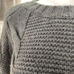 Brunette The Label The Adele Cable Knit Big Sister Sweater NWT L/XL