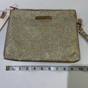 Poppy&Peonies glitter wristlet NWT