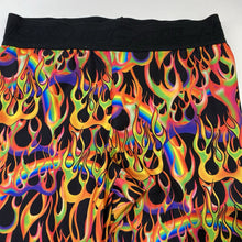 Load image into Gallery viewer, Desigual flame print leggings M
