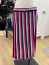 Michael Kors knit/metallic skirt M