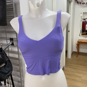 Lululemon Scoop Neck Yoga Tank Grid Texture NWT 4