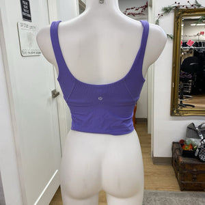 Lululemon Scoop Neck Yoga Tank Grid Texture NWT 4