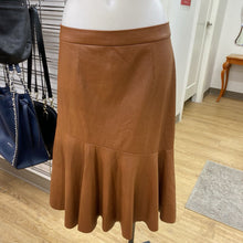 Load image into Gallery viewer, Rebecca Taylor pleather skirt 10
