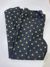 Talbots metallic gold polka dots pants 12
