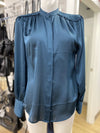 Equipment satin top NWT XS