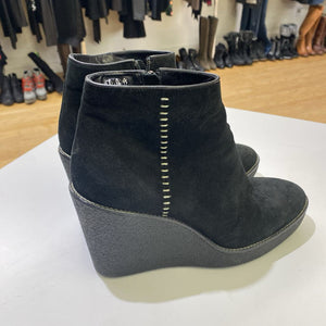 Aquatalia suede wedge boots 10