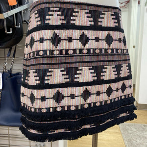 Top Shop fringe skirt 10