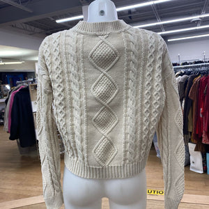 icone cableknit sweater S