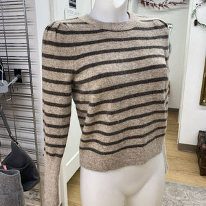 Max Studio striped sweater M