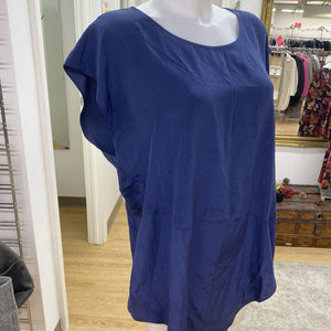 DKNY silk top L