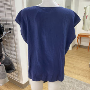 DKNY silk top L